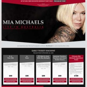 Mia Michaels Dance Choregrapher